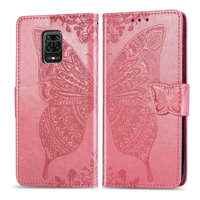 Housse Xiaomi Redmi Note 9S / Redmi Note 9 Pro Papillon Relief