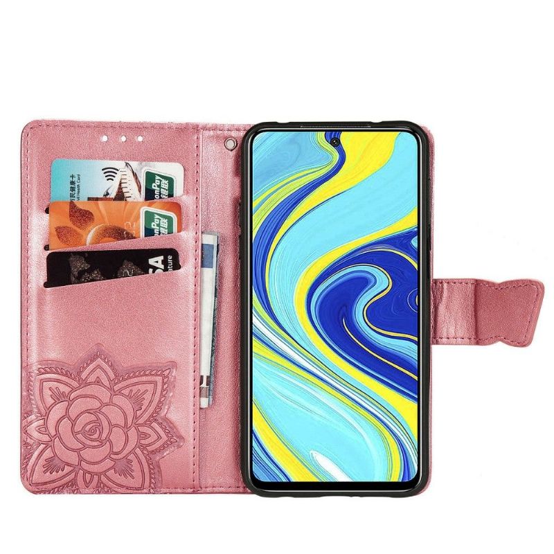 Housse Xiaomi Redmi Note 9S / Redmi Note 9 Pro Papillon Relief