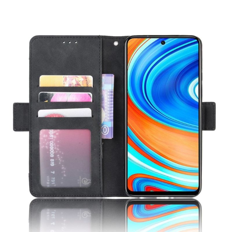 Housse Xiaomi Redmi Note 9S effet cuir avec porte cartes