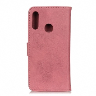 Housse Huawei Y6p KHAZNEH Effet Cuir Porte Cartes - Rose