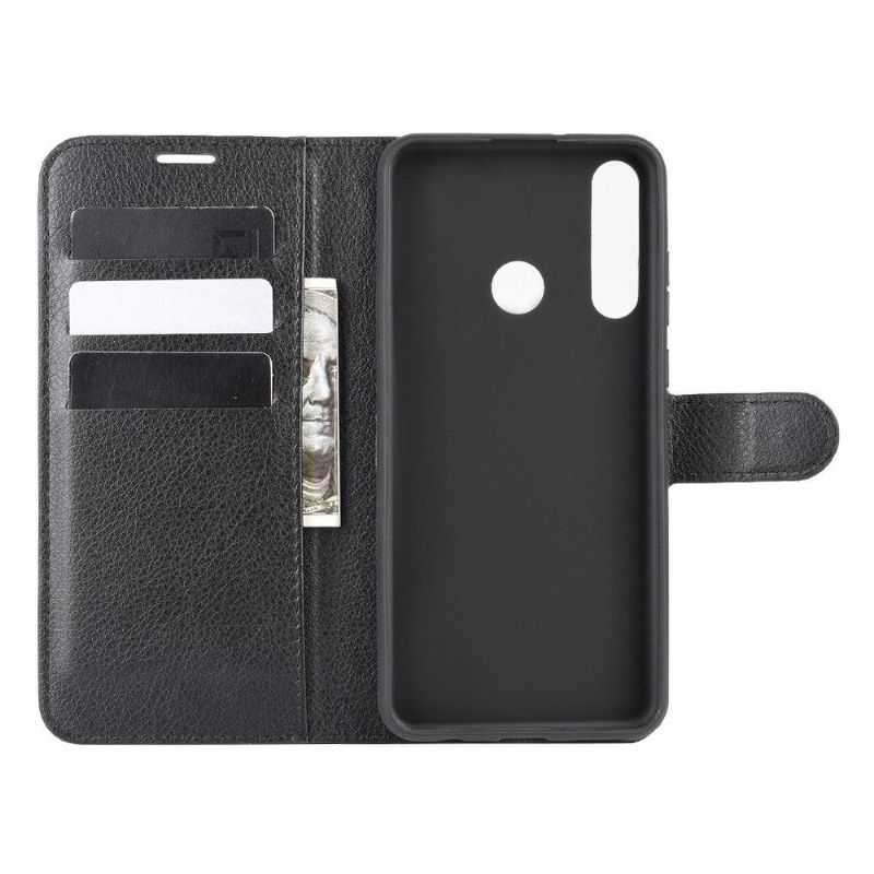 Housse Huawei Y6p portefeuille style cuir