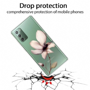 Coque Samsung Galaxy Note 20 fleur sauvage