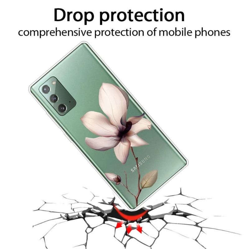 Coque Samsung Galaxy Note 20 fleur sauvage