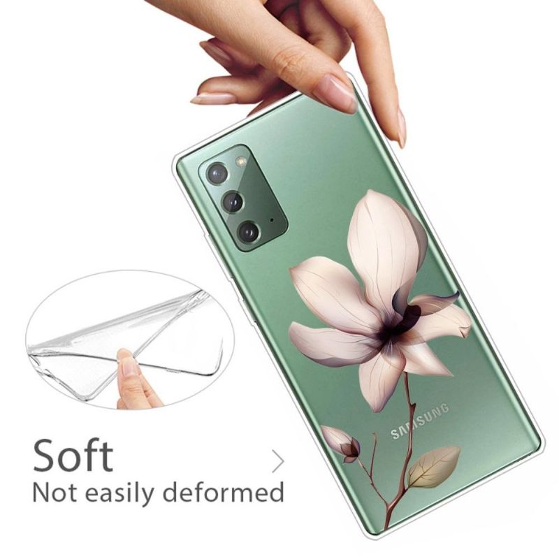 Coque Samsung Galaxy Note 20 fleur sauvage