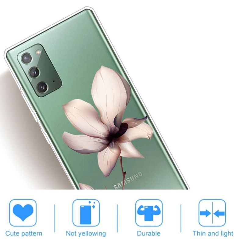 Coque Samsung Galaxy Note 20 fleur sauvage