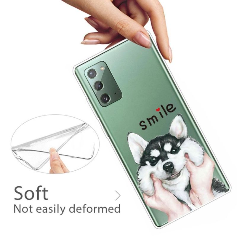 Coque Samsung Galaxy Note 20 Smile Chien