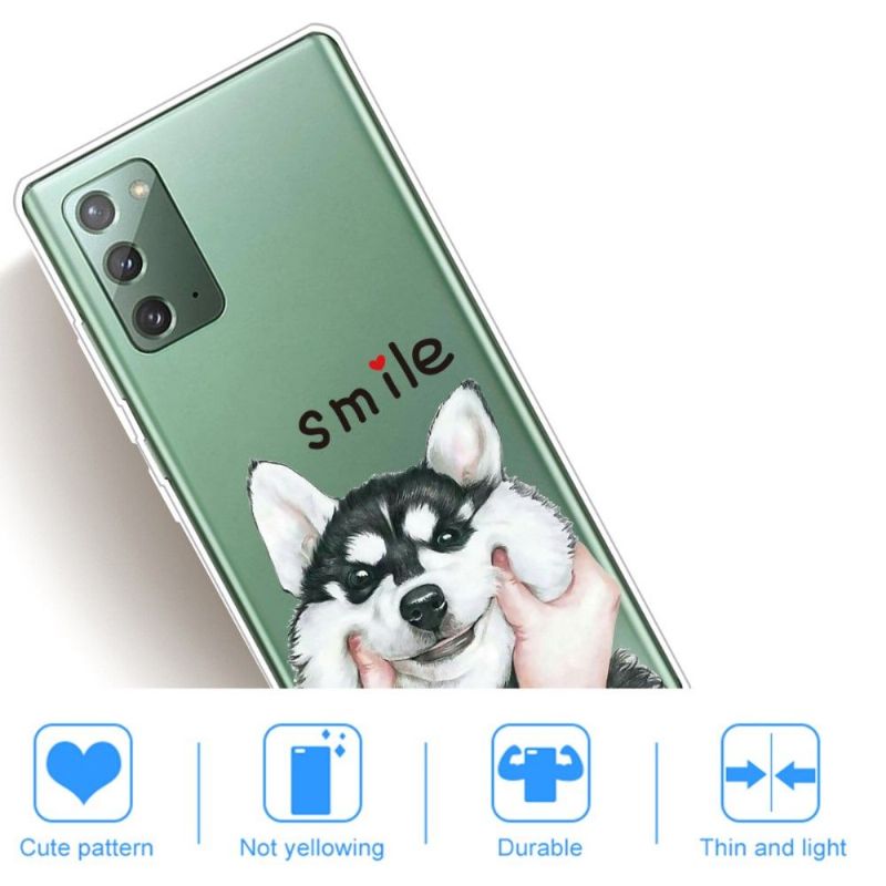 Coque Samsung Galaxy Note 20 Smile Chien