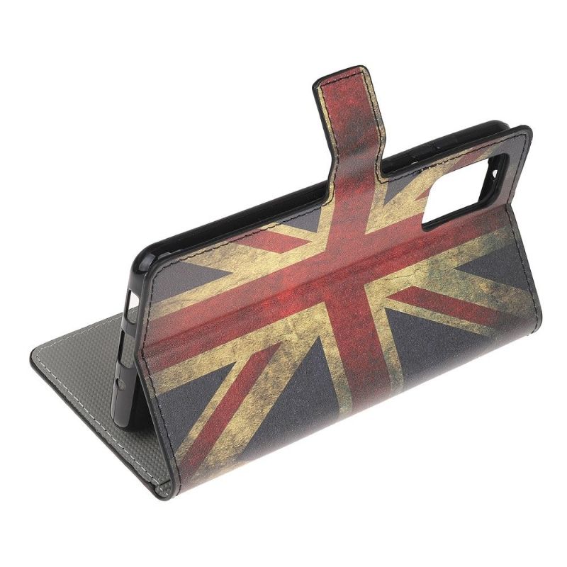 Housse Samsung Galaxy Note 20 Drapeau Anglais Vintage