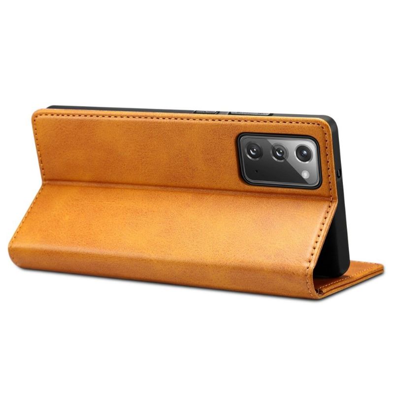 Housse Samsung Galaxy Note 20 folio flip style cuir