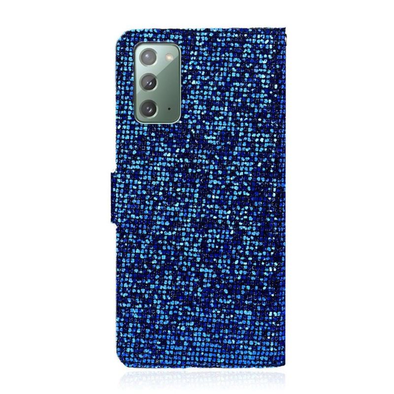 Housse Samsung Galaxy Note 20 Glitter Porte Cartes