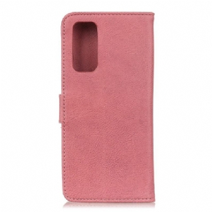 Housse Samsung Galaxy Note 20 KHAZNEH Effet Cuir Porte Cartes - Rose