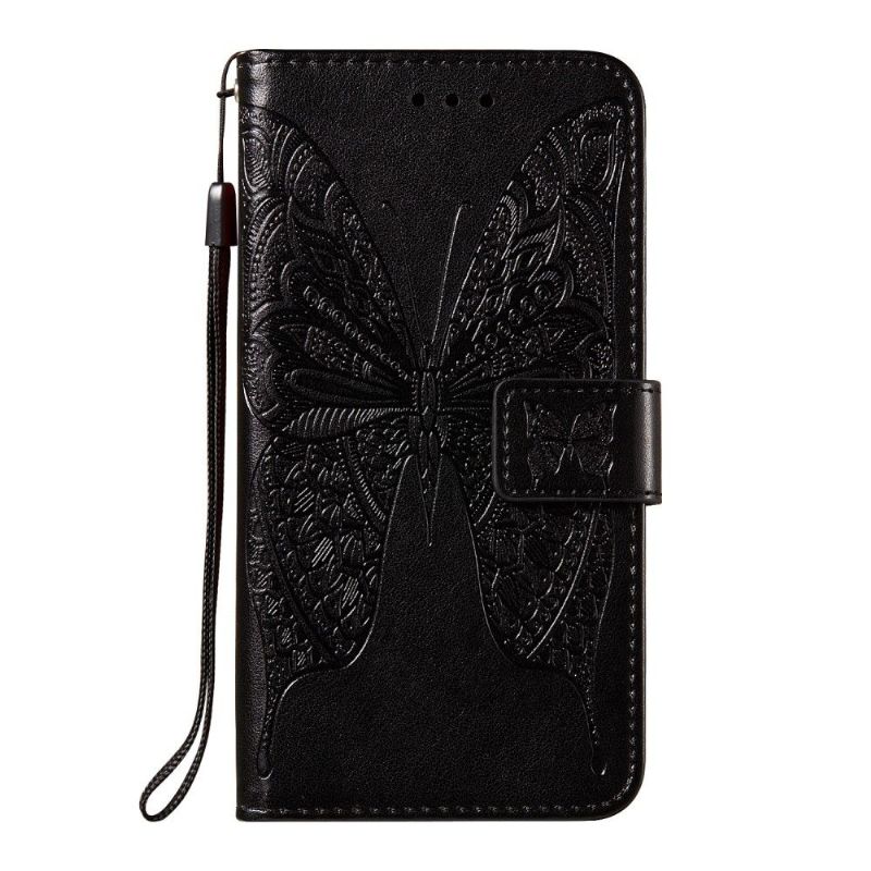 Housse Samsung Galaxy Note 20 Papillon Relief