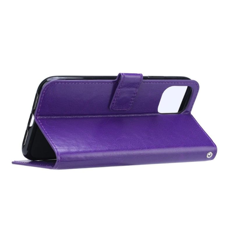 Housse Samsung Galaxy Note 20 Porte Cartes avec support - Violet