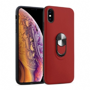 Coque iPhone X / XS effet mat avec support au dos