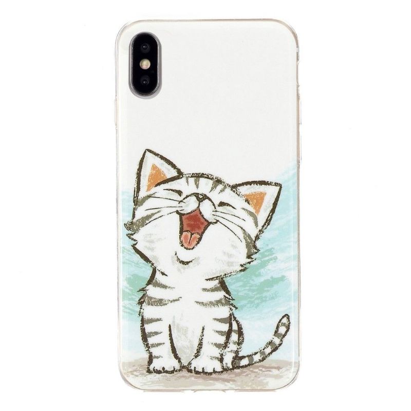 Coque iPhone XS / X Fluorescente Chat content