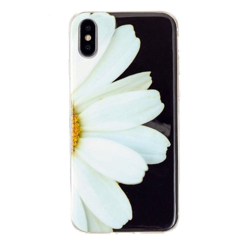 Coque iPhone XS / X Fluorescente Marguerite