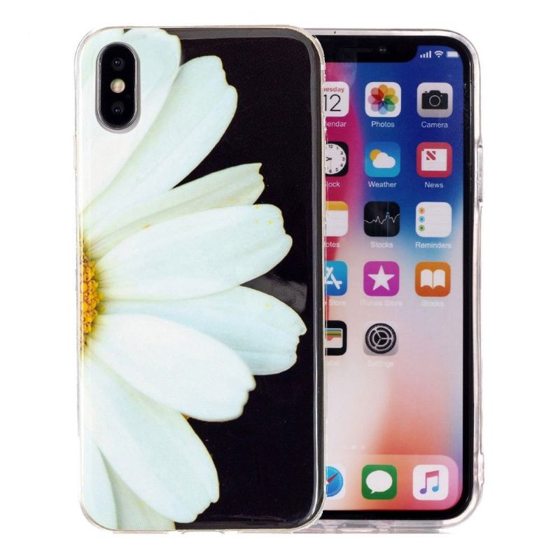 Coque iPhone XS / X Fluorescente Marguerite