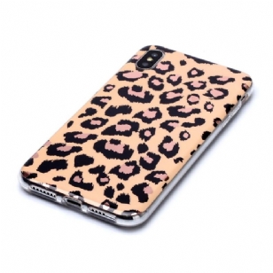 Coque iPhone XS / X Motif Léopard