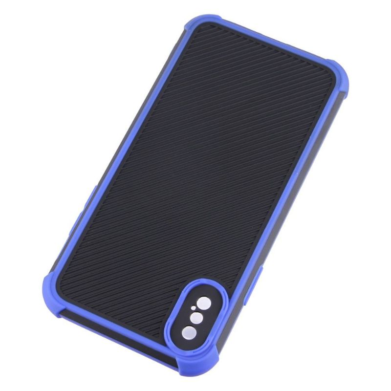 Coque iPhone XS / X Stripes angles renforcés