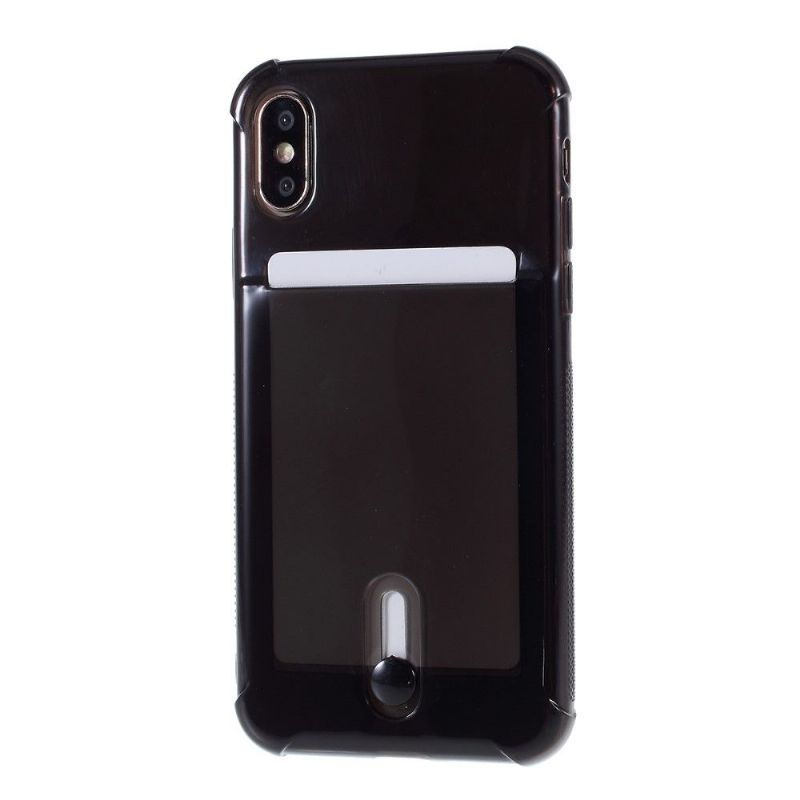 Coque transparente iPhone X / XS porte carte