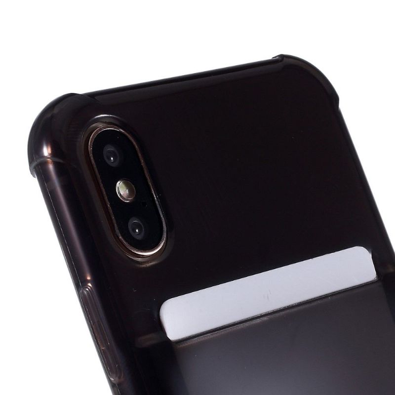 Coque transparente iPhone X / XS porte carte