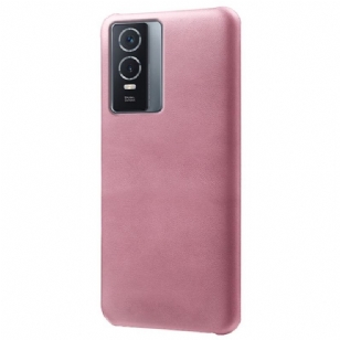 Coque Vivo Y76 5G Effet Cuir Litchi Performance