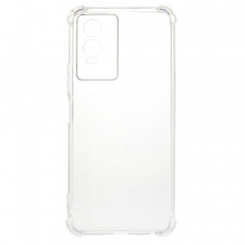 Coque Vivo Y76 5G Transparente Coins Renforcés