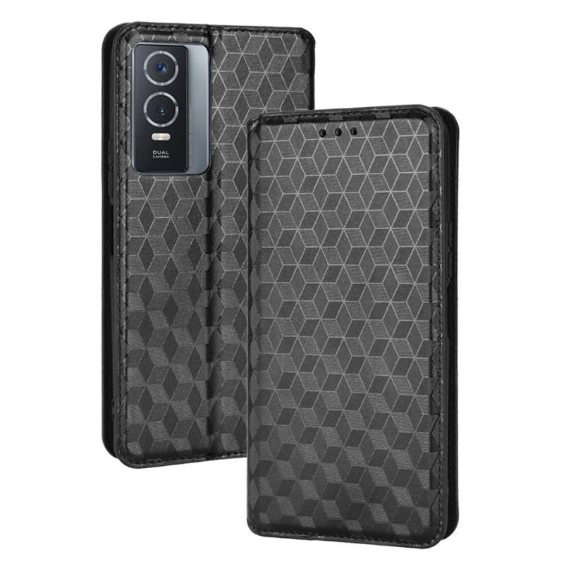 Flip Cover Vivo Y76 5G Motif 3D