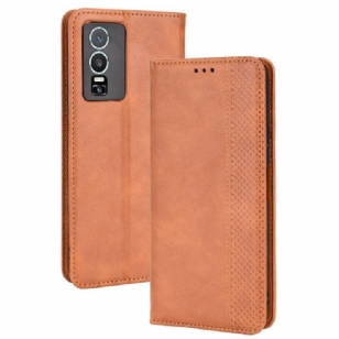 Flip Cover Vivo Y76 5G Style Cuir Stylisé