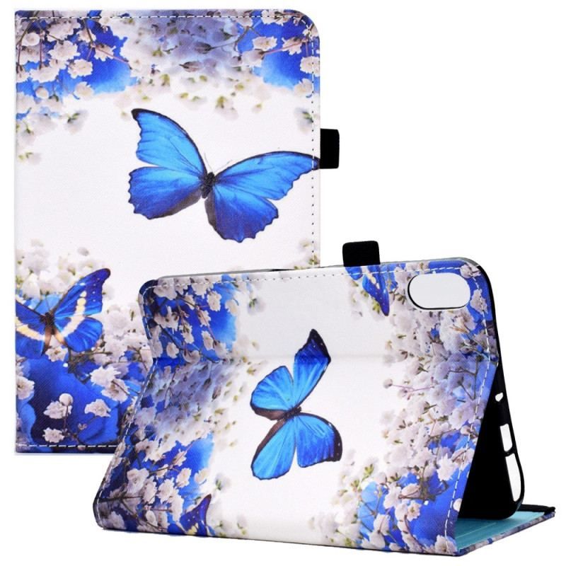 Housse iPad 10.9'' (2022) Papillons Bleus