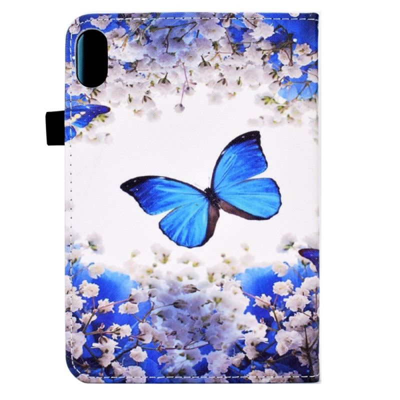 Housse iPad 10.9'' (2022) Papillons Bleus