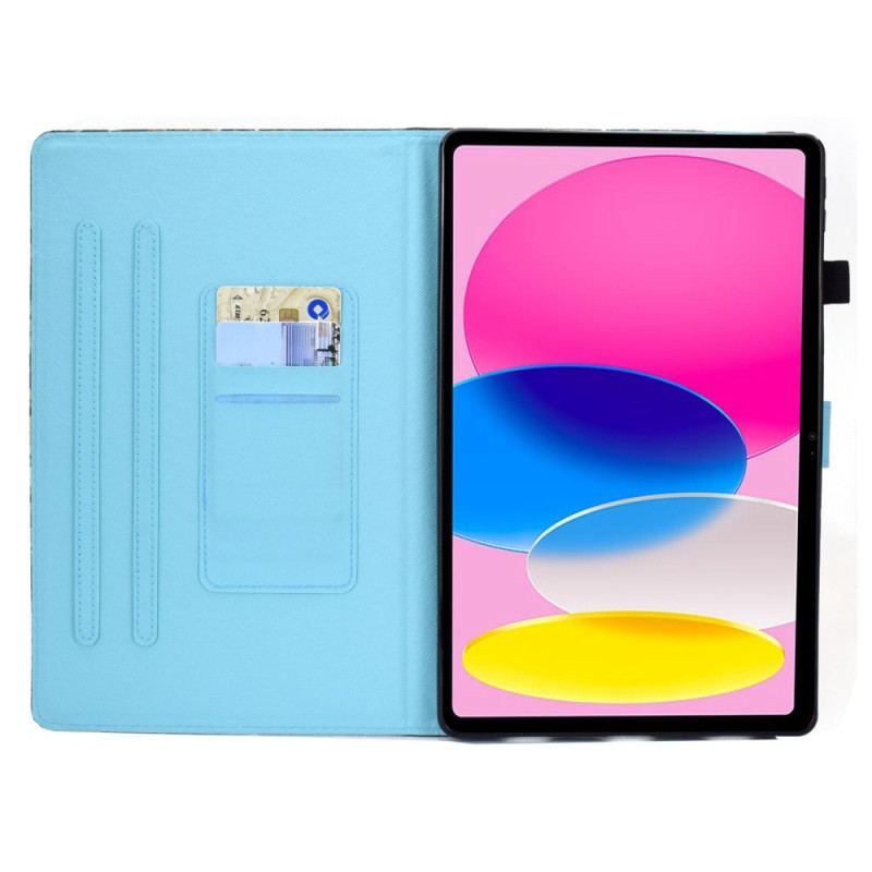 Housse iPad 10.9" (2022) Ananas Coloré