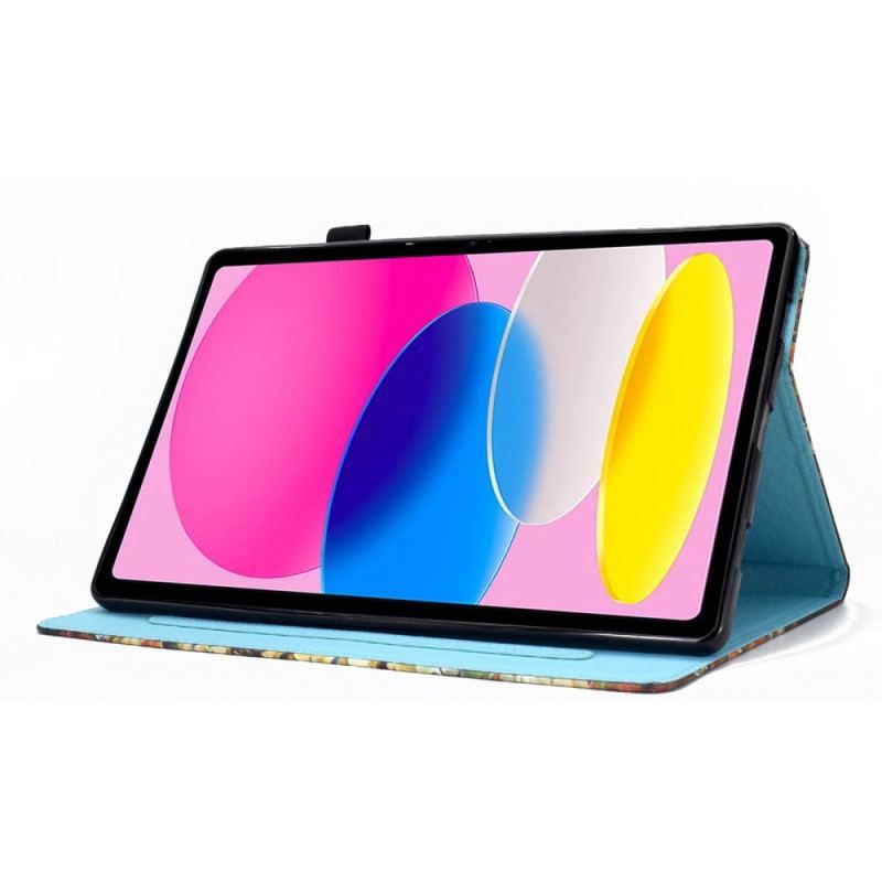 Housse iPad 10.9" (2022) Ananas Coloré