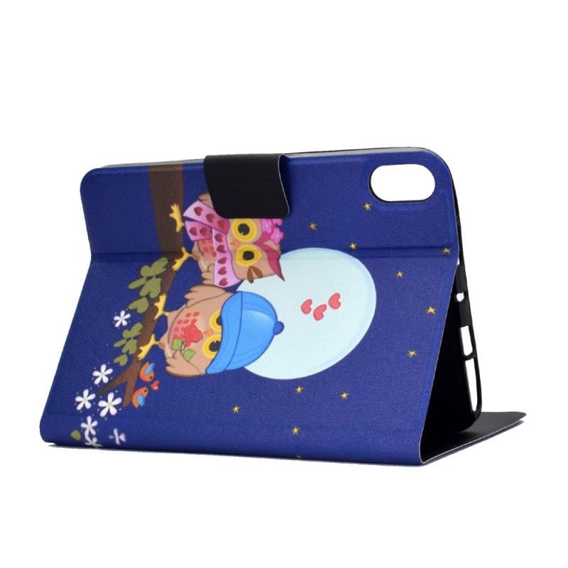 Housse iPad 10.9" (2022) Couple de Hiboux