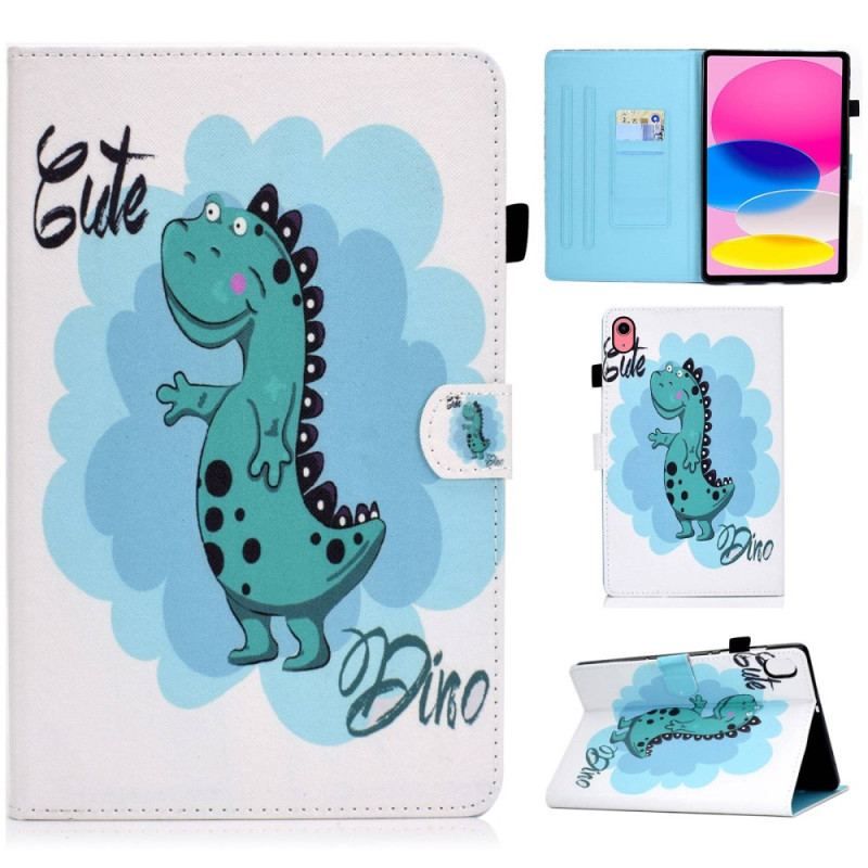 Housse iPad 10.9" (2022) Cute Dino