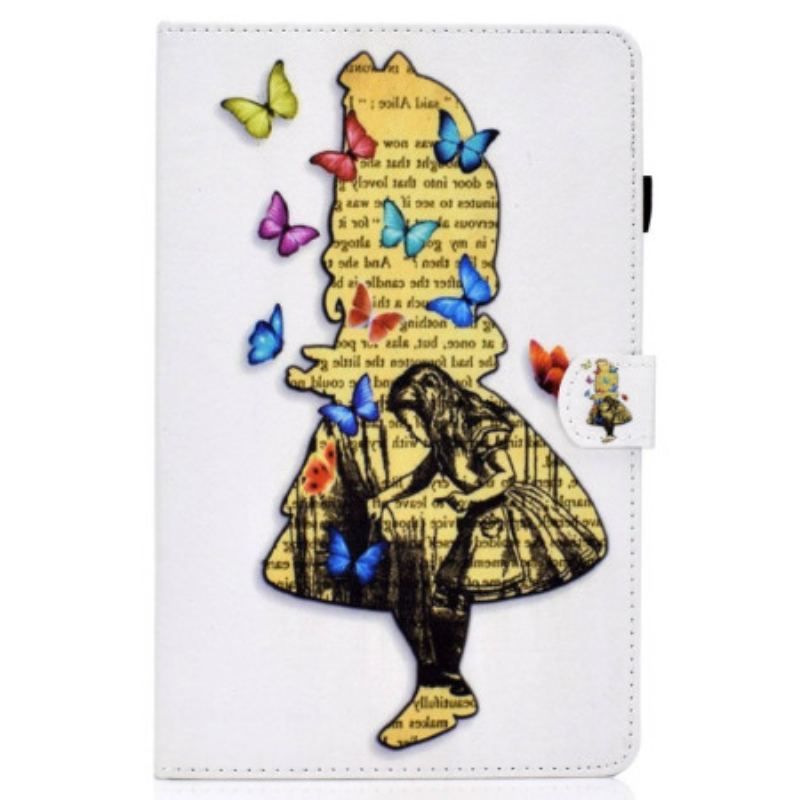 Housse iPad 10.9" (2022) Fille aux Papillons