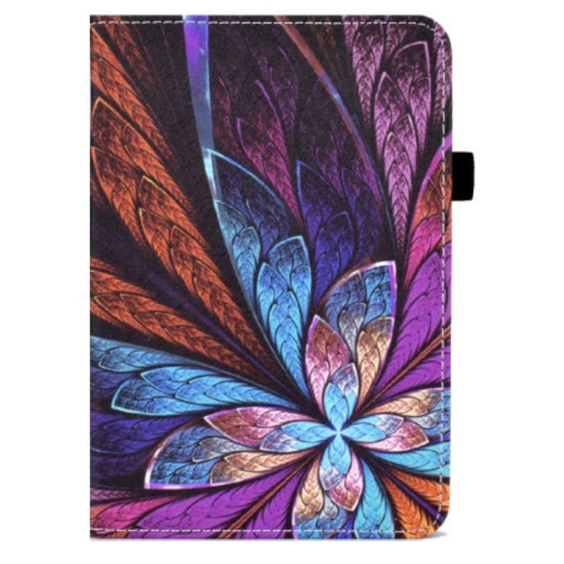 Housse iPad 10.9" (2022) Fleur Abstraite