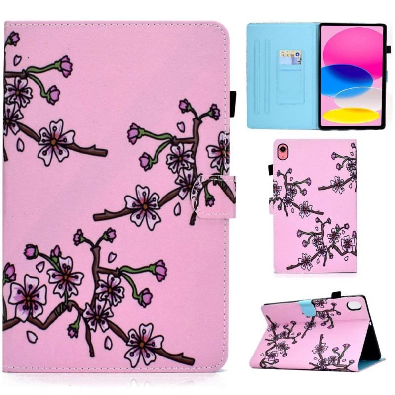 Housse iPad 10.9" (2022) Fleurs de Prune