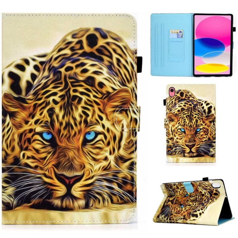 Housse iPad 10.9" (2022) Leopard Graphique