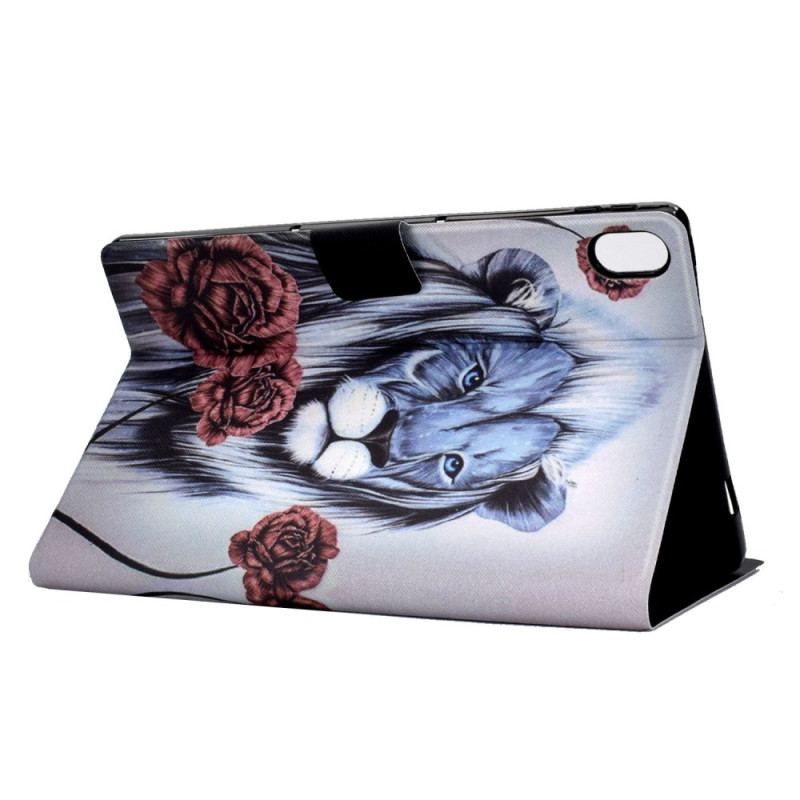 Housse iPad 10.9" (2022) Lion et Roses