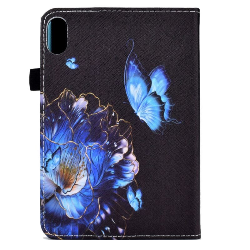 Housse iPad 10.9" (2022) Papillon Bleu