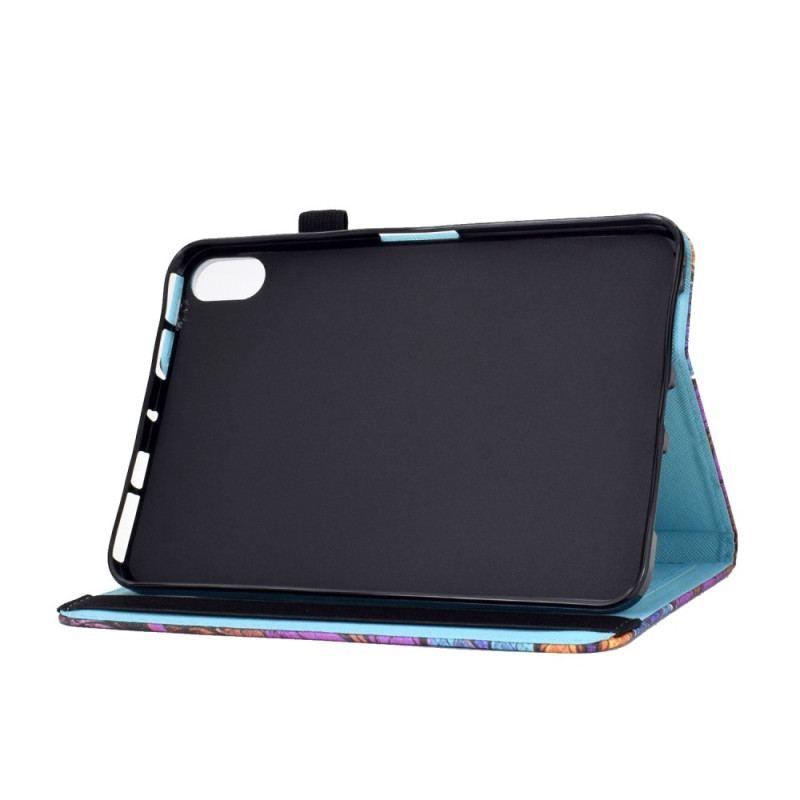 Housse iPad 10.9" (2022) Papillon Bleu