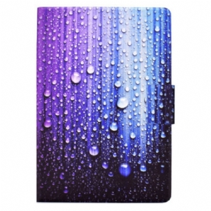 Housse iPad 10.9" (2022) Pluie Artistique