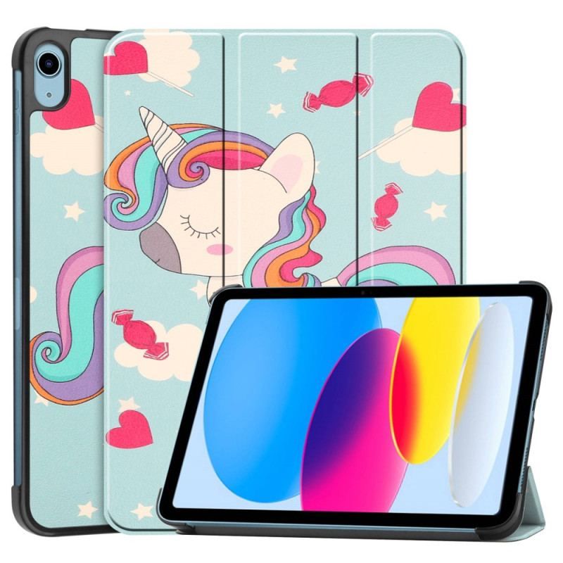 Smart Case iPad 10.9'' (2022) Renforcée Licorne