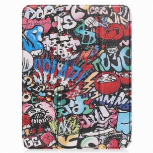 Smart Case iPad 10.9" (2022) Porte-Stylet Graffitis