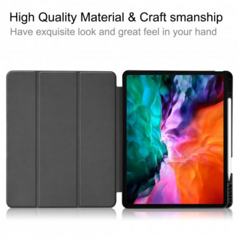 Smart Case iPad Pro 12.9" Trois Volets Classique Porte-Stylet