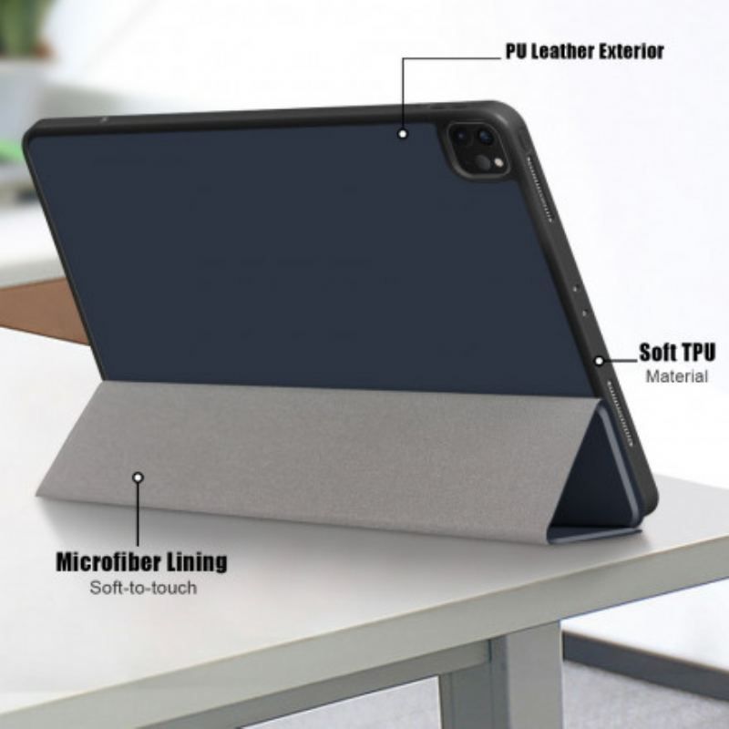 Smart Case iPad Pro 12.9" Trois Volets Porte-Stylet