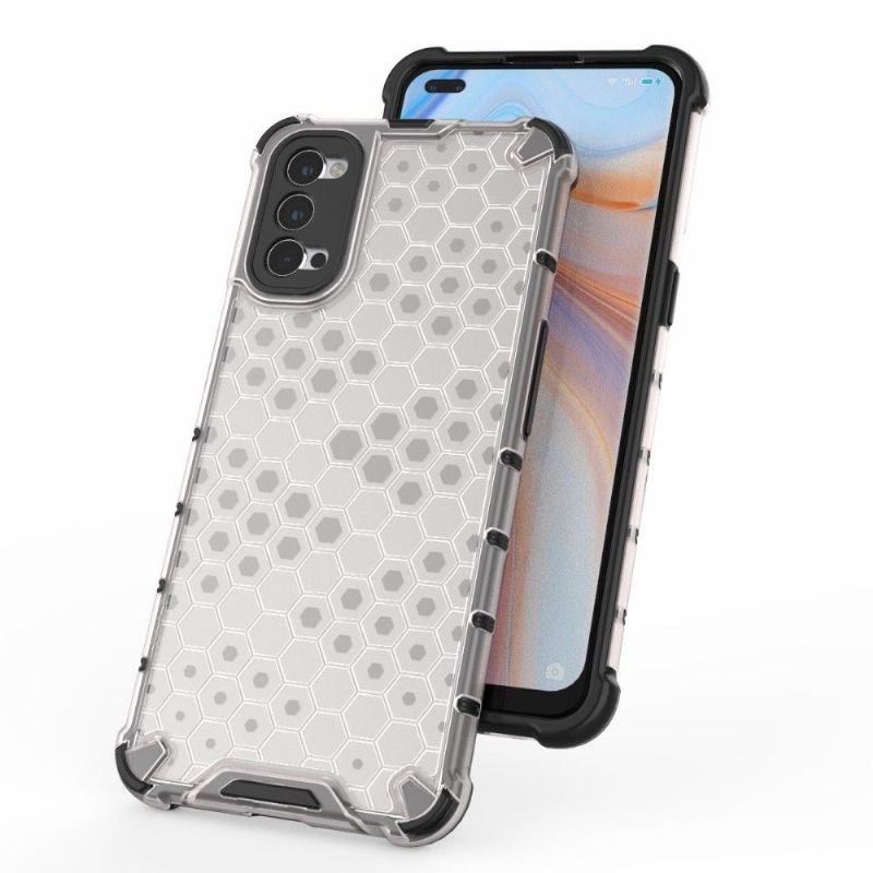 Coque Oppo Reno 4 5G Design Nid d'abeille