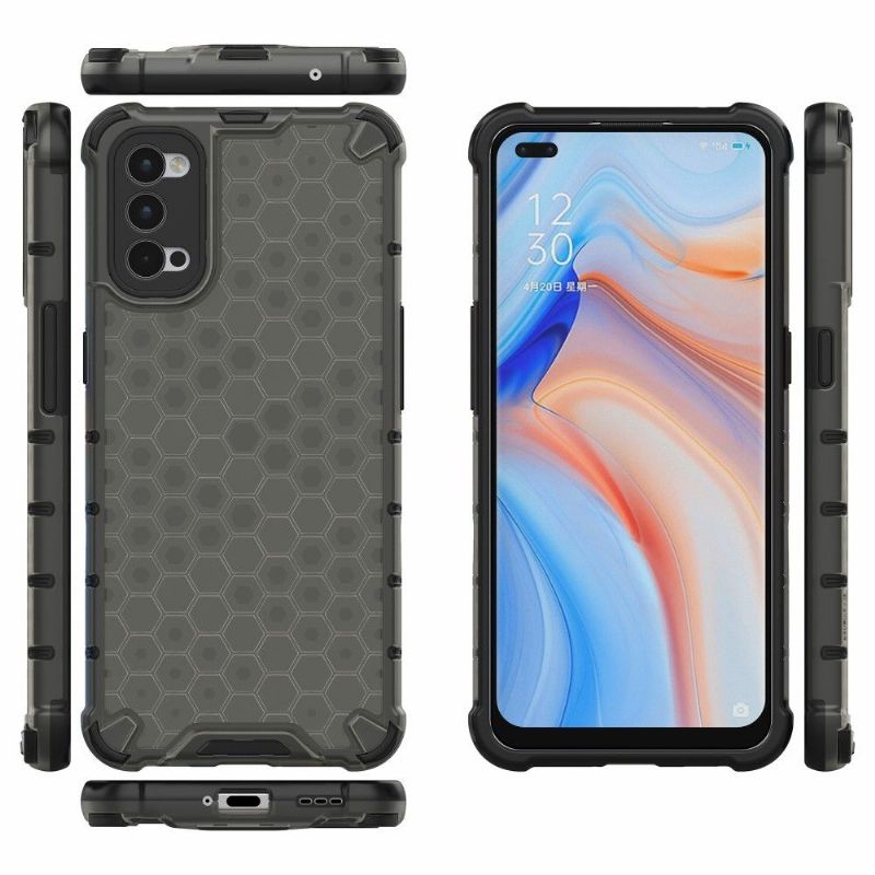 Coque Oppo Reno 4 5G Design Nid d'abeille