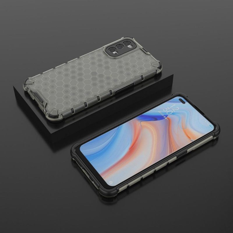 Coque Oppo Reno 4 5G Design Nid d'abeille